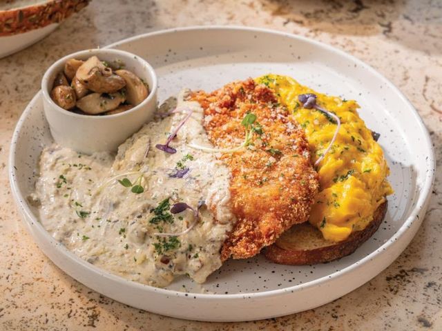 Truffle Chicken Mushroom Breakfast
