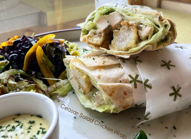 Chicken Caesar Salad Wrap