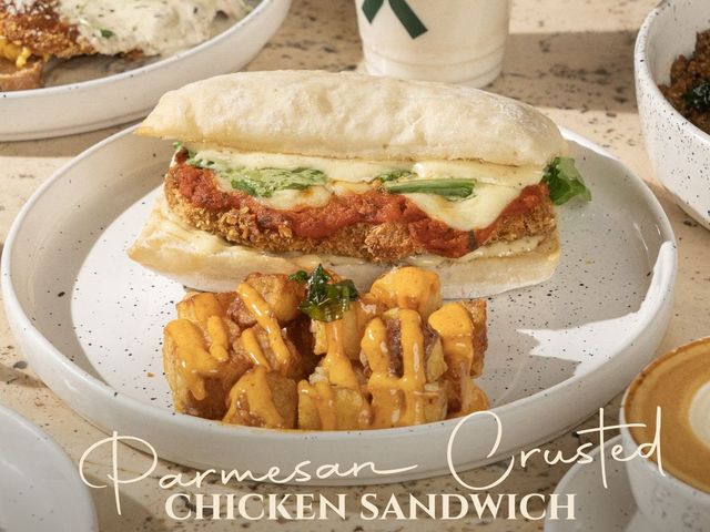 Parmesan Crusted Chicken Sandwich