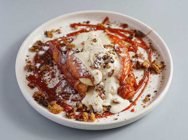 House Special Caramel Croissant French Toast