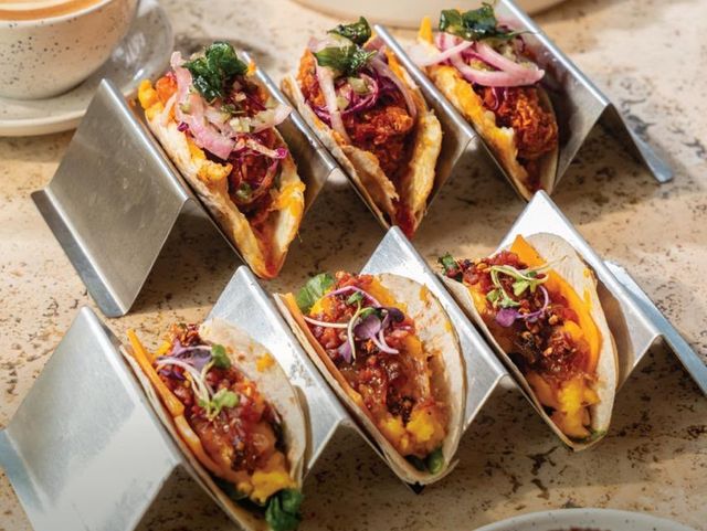 Chilli Crisp Breakfast Tacos